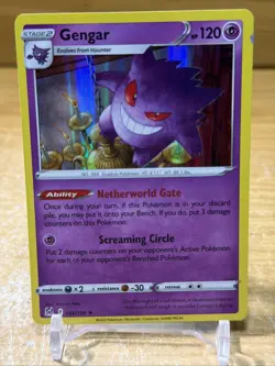 Gengar 066/196 Lost Origin Rare Holo Pokemon Card NM - Image 1