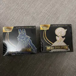 Pokemon Mega Evolution Elite Trainer Box ETB Set of 2 Factory Sealed - Image 1