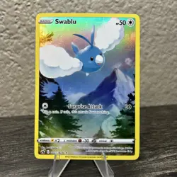 Pokemon Swablu GG27/GG70 Crown Zenith Galarian Gallery Ultra Rare Full Art Holo… - Image 1