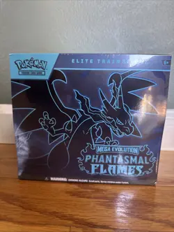 Pokemon TCG Mega Evolution Phantasmal Flames Elite Trainer Box ETB SEALED NEW! - Image 1