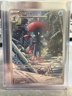Pokemon Weavile 228/217 ASC EN Rare Holo English Pokemon TCG - Image 1