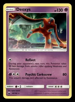Deoxys 68/168 Rare Celestial Storm Pokemon NM - Image 1