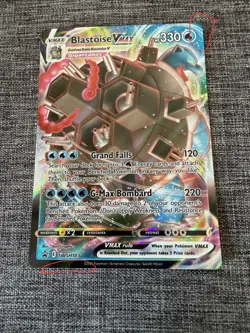 Pokemon TCG Blastoise VMAX SWSH103 Sword & Shield Black Star Promo Holo Card - Image 1