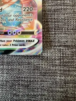 Pokemon TCG Blastoise VMAX SWSH103 Sword & Shield Black Star Promo Holo Card - Image 2