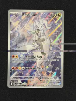 Pokemon N’s Reshiram Illustration Rare Full Art 167/159 NM *PACK FRESH* Journey - Image 1