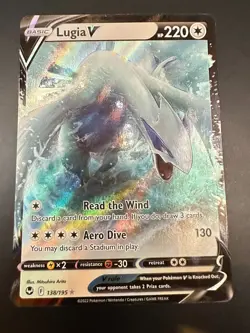 Pokemon TCG - Lugia V - 138/195 - Silver Tempest - Image 1