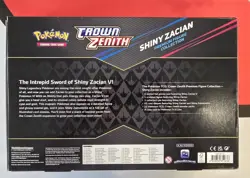 Pokemon Crown Zenith Shiny Zacian Premium Figure Collection Sealed - Image 2