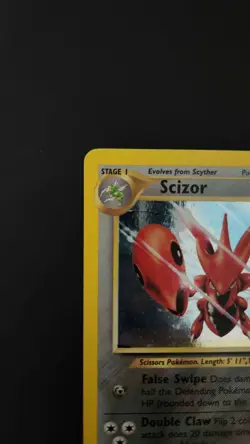 2001 Pokemon Neo Discovery Scizor Holo Rare #10/75 Unlimited MP+ - Image 3