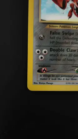 2001 Pokemon Neo Discovery Scizor Holo Rare #10/75 Unlimited MP+ - Image 5