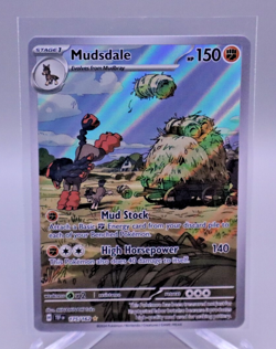 Pokemon TCG-Mudsdale 175/162 Temporal Forces Illustrator Rare Near Mint - K010 - Image 1