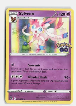 Sylveon 035/078 Pokemon GO Holo Rare Pokemon Holo MP - Image 1