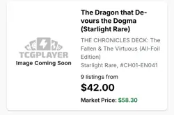 The Dragon That Devours The Dogma Starlight Rare Yu-Gi-Oh Card - Image 4