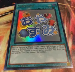 YuGiOh! Scapegoat RA05-EN111 Ultra Rare STAMPED ART Rarity Collection 5 NM Card - Image 2