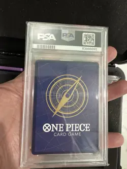 One Piece TCG Sanji Kingdoms of Intrigue OP04-104 Alt Art PSA 10 - Image 2