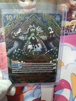 One piece, OP12 (OP09-093) Teach Gold SP, Special Parallel, description, offer - Image 1