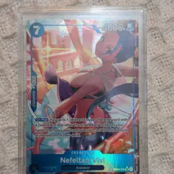 One Piece CCG Nefeltari Vivi EB04-025 4000 Power Holo Super Rare Character Card - Image 1