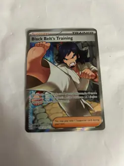 Pokemon Black Belt's Training Ultra Rare Full Art Holo Card 255/217 - Image 1