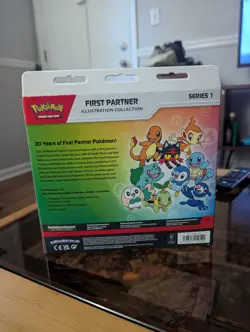 Pokemon First Partner Illustration Collection Series 1 Box Promo Card Booster - Image 2