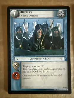 Decipher Lord Of The Rings TCG Elven 60 Card Lot (4 Of Each Shown) - Image 3