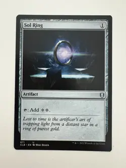 Sol Ring MTG Magic the Gathering Card NM Near Mint CLB - Image 1