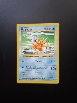 Magikarp 35/102 Base Set Shadowless Unlmtd. NM Vintage WOTC Pokemon Card - Image 1