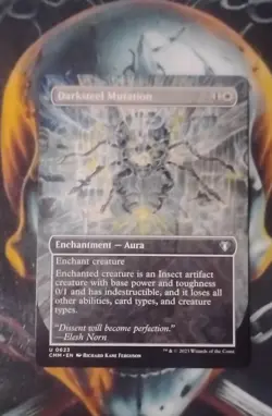 Darksteel Mutation (Borderless) Commander Masters Regular - Image 1