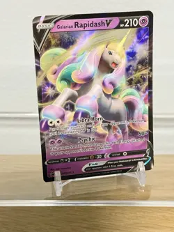 Pokemon Galarian Rapidash v SWSH111 Trading Card Game Promo Card - Image 2