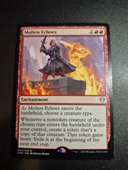 1x M/NM Molten Echoes Commander MTG - Image 1