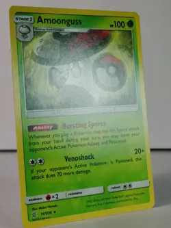 Amoonguss - Rare - SM Unified Minds - POKEMON #14 -D - Image 2