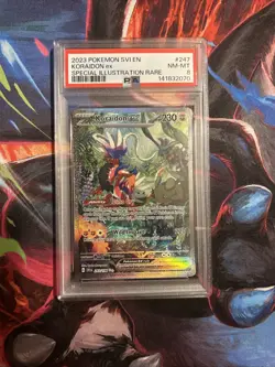 Pokemon PSA 9 MINT Koraidon ex 247/198 SVI EN Special Illustration Rare - Image 1