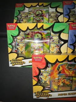 SEALED - Set of 5 Ascended Heroes Mega EX Boxes - Pokemon TCG: Mega Evolution - Image 2