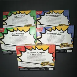 SEALED - Set of 5 Ascended Heroes Mega EX Boxes - Pokemon TCG: Mega Evolution - Image 4