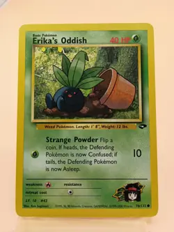 Erika's Oddish 70/132 Common Gym Challenge Unlimited MP - Image 1