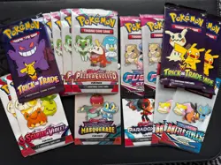 Pokemon TCG - Fun Pack Bundle - 16 packs - Tricvk or Trade Fusion Strike sealed - Image 1