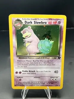 Pokemon Dark Slowbro 12/82 Holo Rare Team Rocket 2000 English - Image 2