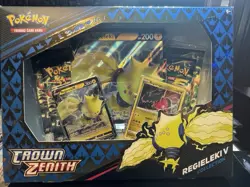 Pokemon TCG Crown Zenith Regieleki V Collection Box Set | Sealed 820650851834 - Image 1
