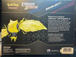 Pokemon TCG Crown Zenith Regieleki V Collection Box Set | Sealed 820650851834 - Image 2