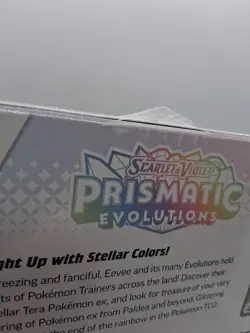 Pokemon TCG Prismatic Evolutions Pokemon Center Elite Trainer Box ETB Exclusive - Image 5