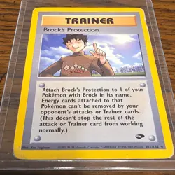 Pokemon Brock's Protection Gym Challenge Rare Unlimited 101/132 English - Image 1