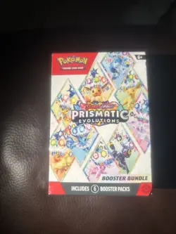 Pokemon Scarlet & Violet Prismatic Evolutions Booster Bundle Box Eevee 2025 - Image 1