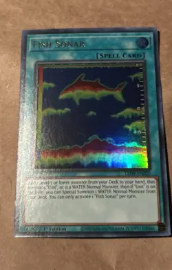 Yugioh - Fish Sonar - Ultra - 1st - LED9-EN020 - NM - Image 3