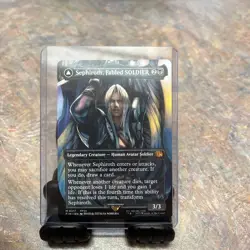 Sephiroth/One Winged Angel Magic the Gathering Card Borderless 317 - Image 1