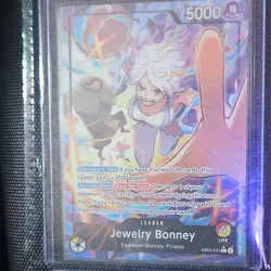 One Piece CCG Jewelry Bonney Leader Egghead/Bonney Pirates EB04-001 Special - Image 2
