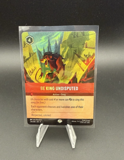 Disney Lorcana Fabled TCG Be King Undisputed (Epic) 216/204 Holo - Image 1