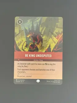 Disney Lorcana Fabled TCG Be King Undisputed (Epic) 216/204 Holo - Image 2