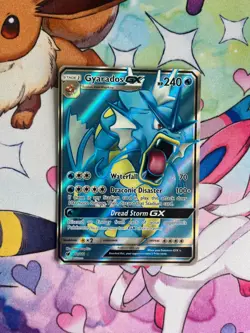 Gyarados GX 101/111 Rare Ultra Crimson Invasion Pokemon Near Mint Card - Image 1