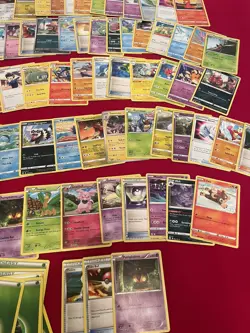 134 Pokemon playing cards pre-owned (mixture of cards) - Image 2