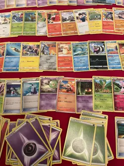 134 Pokemon playing cards pre-owned (mixture of cards) - Image 3