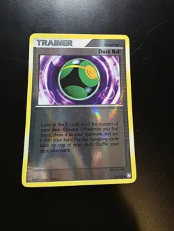 Dusk Ball 110/123 Mysterious Treasures Reverse Holo Uncommon Pokemon Card - LP - Image 1