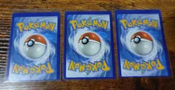 Nickit 104/203 Lot of 3 Miscut Error Misprint Pokemon Cards VLP-NM - Image 2
